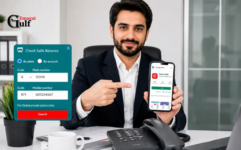 Salik Balance Check Through the Smart Salik App
